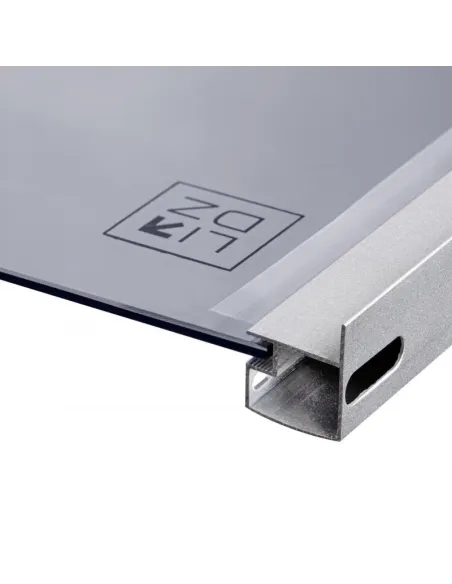 Душевая кабина без поддона Lidz Latwa SC90x90.SAT.HIGH.GR 90х90 см, полукруглая - 5