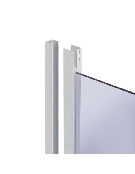 Душова кабіна без піддону Lidz Wawel SC80x80.SAT.LOW.GR 80х80 см, квадратна - 3