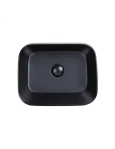 Раковина - чаша для ванної кімнати Q-Tap Scorpio Matt black QT14112242MBMB, чорна - 1