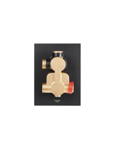 Термостатична душова система Q - Тap Aqauarius 65T103NGB прихованого монтажу, чорна - 5