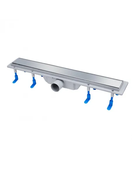 Трап лінійний душовий Q-Tap Dry Tile304 - 600 з ґратами 73х600 мм - 1