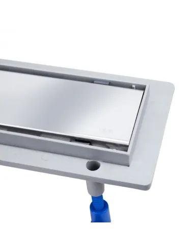 Трап лінійний душовий Q-Tap Dry Tile304 - 600 з ґратами 73х600 мм - 3