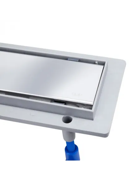 Трап лінійний душовий Q-Tap Dry Tile304 - 600 з ґратами 73х600 мм - 3