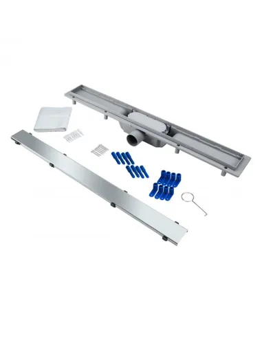 Трап линейный душевой Q-Tap Dry Tile304-700 с решеткой 73х700 мм - 6