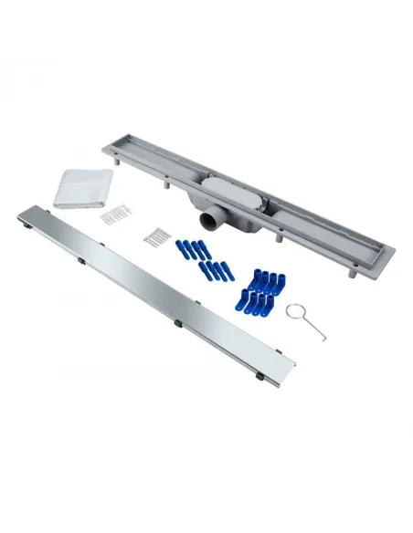 Трап линейный душевой Q-Tap Dry Tile304-700 с решеткой 73х700 мм - 6