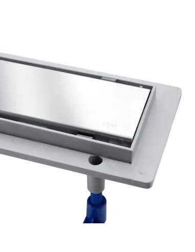 Трап лінійний душовий Q-Tap Dry Tile304 - 800 з ґратами 73х800 мм - 3