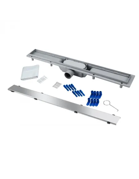 Трап лінійний душовий Q-Tap Dry Tile304 - 800 з ґратами 73х800 мм - 6 Трап лінійний душовий Q-Tap Dry Tile304 - 800 з ґратами 73х800 мм - 6