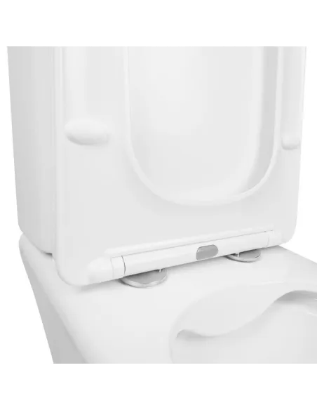 Унитаз компакт Q-Tap Kalao Rimless, напольный, сиденье Slim Duroplast / Soft-close - 3