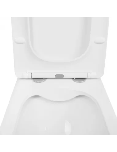 Унитаз компакт Q-Tap Kalao Rimless, напольный, сиденье Slim Duroplast / Soft-close - 4