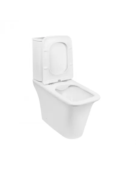 Унитаз компакт Q-Tap Kalao Rimless, напольный, сиденье Slim Duroplast / Soft-close - 13