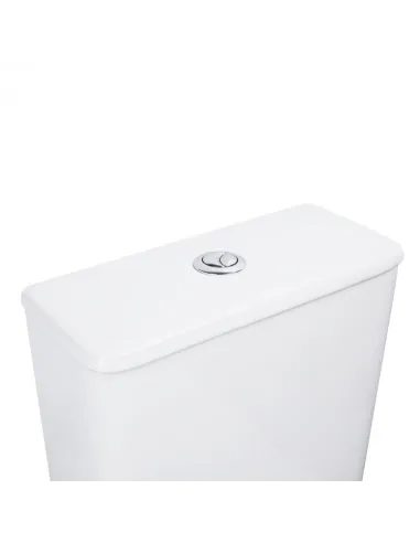 Унитаз компакт Q-Tap Nando Rimless, напольный, сиденье Slim Duroplast / Soft-close - 5