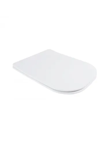 Унитаз компакт Q-Tap Nando Rimless, напольный, сиденье Slim Duroplast / Soft-close - 6