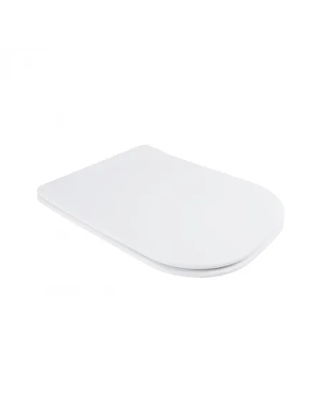 Унитаз компакт Q-Tap Nando Rimless, напольный, сиденье Slim Duroplast / Soft-close - 6