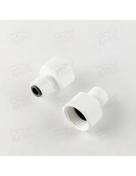 Фітинг прямий Raifil 1809-C 4FC7, 0.25х0.5 дюйма, з ущільнювачем - 1 Фітинг прямий Raifil 1809-C 4FC7, 0.25х0.5 дюйма, з ущільнювачем - 1