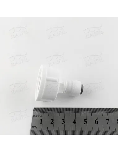 Фитинг прямой Raifil 1809-D 4FC34, 0.25х0.75 дюйма, с уплотнителем - 2