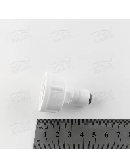 Фитинг прямой Raifil 1809-D 4FC34, 0.25х0.75 дюйма, с уплотнителем - 2