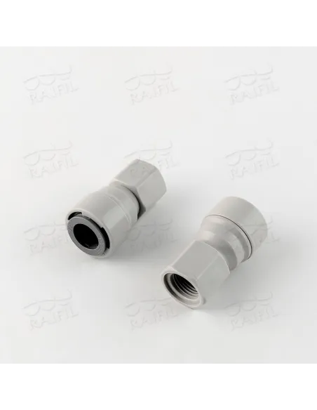 Фитинг прямой Raifil 1809-G / 6FC4, 0.37 дюйма х М11, под кран - 1