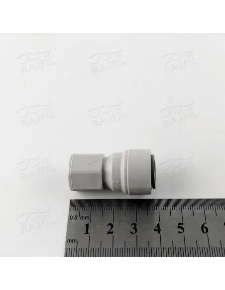 Фитинг прямой Raifil 1809-G / 6FC4, 0.37 дюйма х М11, под кран - 2
