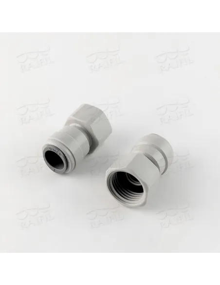 Фітинг прямий Raifil 1809-K 7FC7, 0.5х0.5 дюйма, з ущільнювачем - 1
