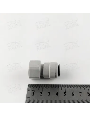 Фітинг прямий Raifil 1809-K 7FC7, 0.5х0.5 дюйма, з ущільнювачем - 2