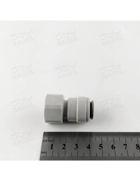 Фітинг прямий Raifil 1809-K 7FC7, 0.5х0.5 дюйма, з ущільнювачем - 2