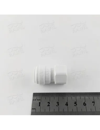 Фитинг прямой Raifil 1809-N / 7FC6-D, 0.5х0.37 дюйма, с уплотнителем - 2