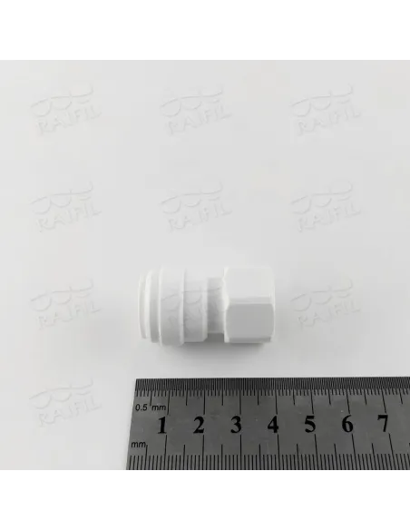 Фитинг прямой Raifil 1809-N / 7FC6-D, 0.5х0.37 дюйма, с уплотнителем - 2