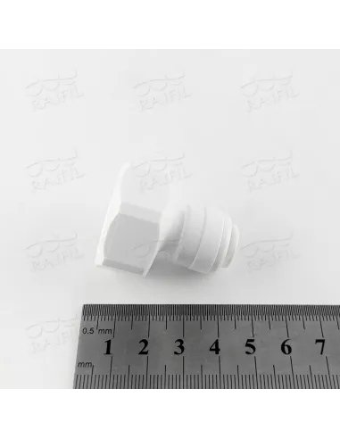 Фитинг прямой Raifil 1809-T 6FC34-D, 0.37х0.75 дюйма, с уплотнителем - 2