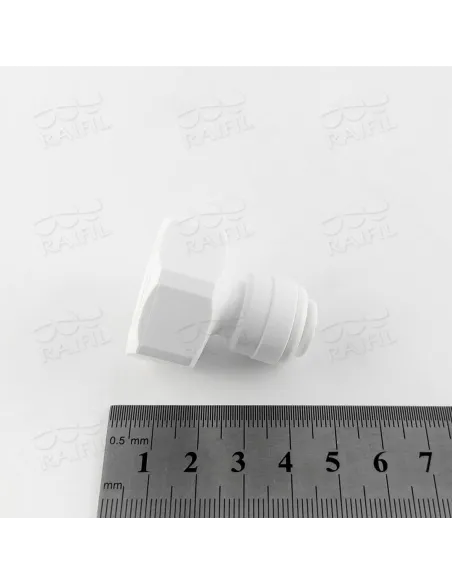 Фитинг прямой Raifil 1809-T 6FC34-D, 0.37х0.75 дюйма, с уплотнителем - 2