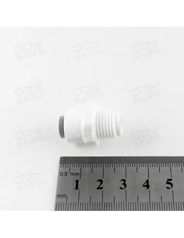 Фітинг прямий Raifil 1813-A 4MC4, 0.25х0.25 дюйма - 2