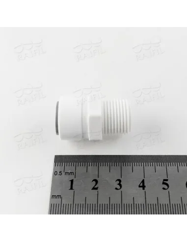 Фитинг прямой Raifil 1813-B 6MC6, 0.37х0.37 дюйма - 2