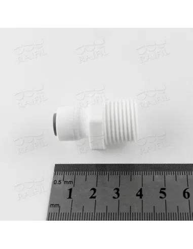 Фитинг прямой Raifil 1813-D 4MC8, 0.25х0.5 дюйма - 2