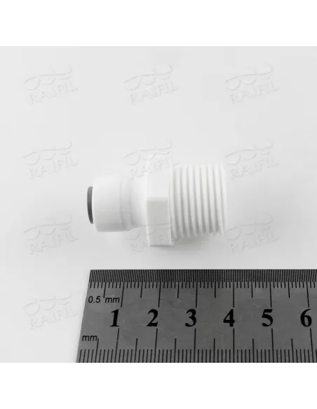 Фитинг прямой Raifil 1813-D 4MC8, 0.25х0.5 дюйма - 2