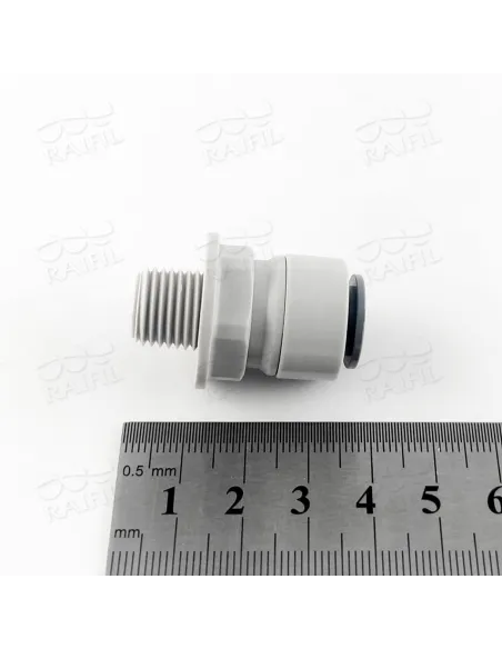 Фитинг прямой Raifil 1813-F 6MC4, 0.37х0.25 дюйма - 2