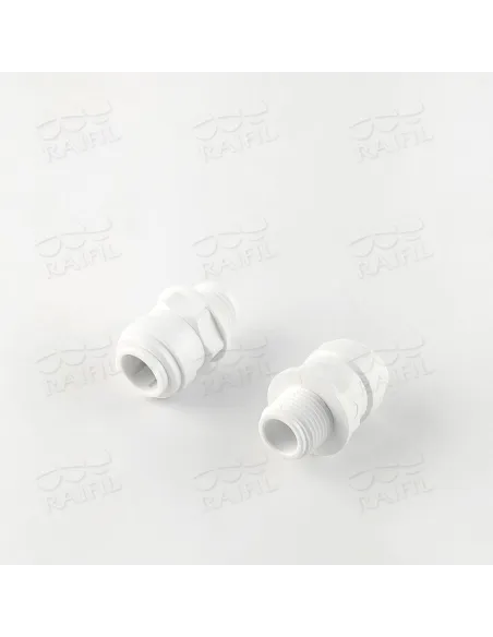 Фитинг прямой Raifil 1813-M 8MC6-D, 0.5х0.37 дюйма - 1