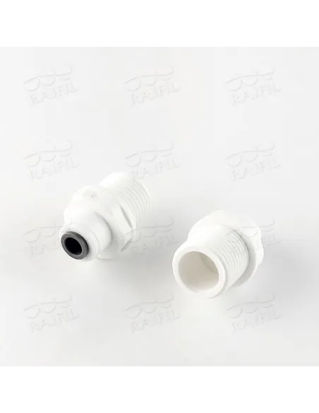 Фітинг прямий Raifil 1813-R/4mc8 ZM, 0.25х0.5 дюйма - 1