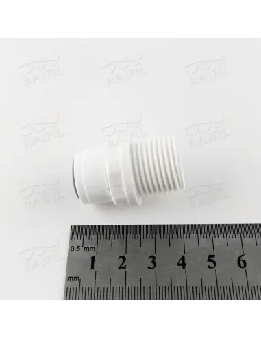 Фитинг прямой Raifil 1813-S/6mc8 ZM, 0.37х0.5 дюйма - 2