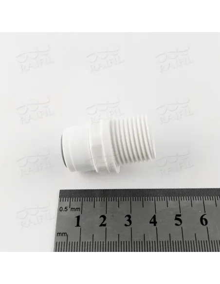 Фитинг прямой Raifil 1813-S/6mc8 ZM, 0.37х0.5 дюйма - 2