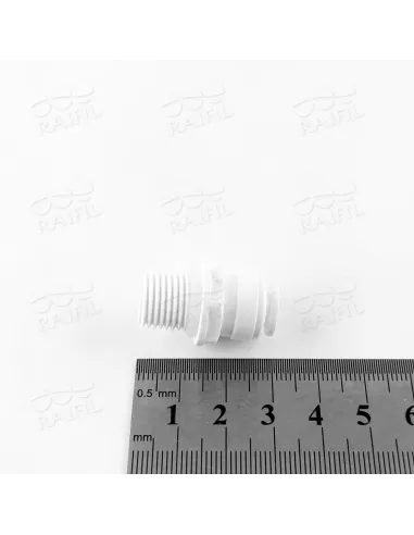 Фитинг прямой Raifil 2813-A / 4MC4-2-D-Oring, 0.25х0.25 дюйма, с уплотнителем - 2