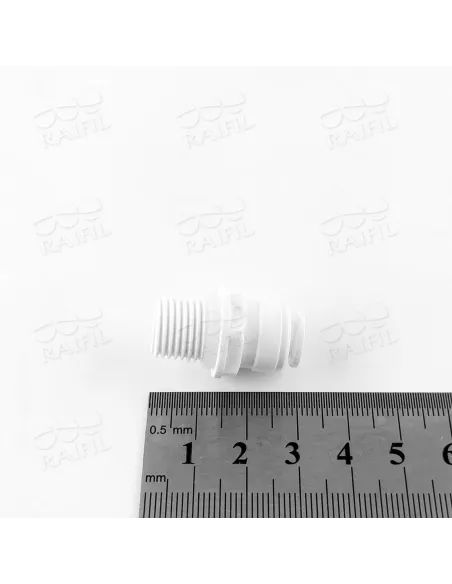 Фитинг прямой Raifil 2813-A / 4MC4-2-D-Oring, 0.25х0.25 дюйма, с ...
