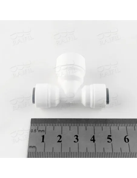 Фитинг Т- образный Raifil 1803-D 4UT46, 0.25х0.25х0.37 дюйма - 2