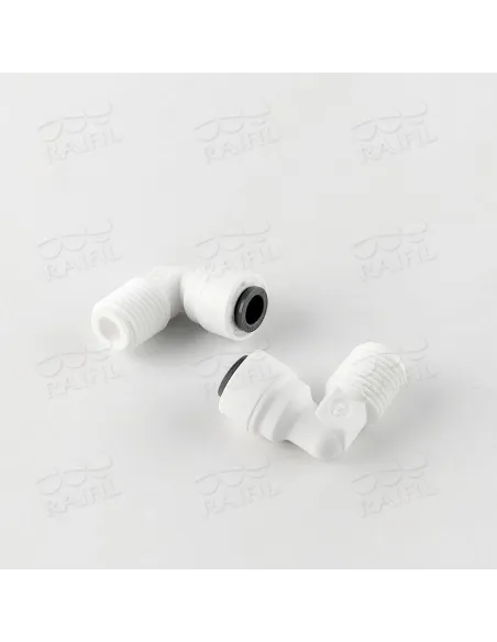 Фітинг кутовий Raifil 1817-A 4ME4, 0.25х0.25 дюйма - 1