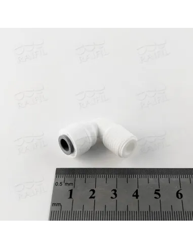 Фітинг кутовий Raifil 1817-A 4ME4, 0.25х0.25 дюйма - 2