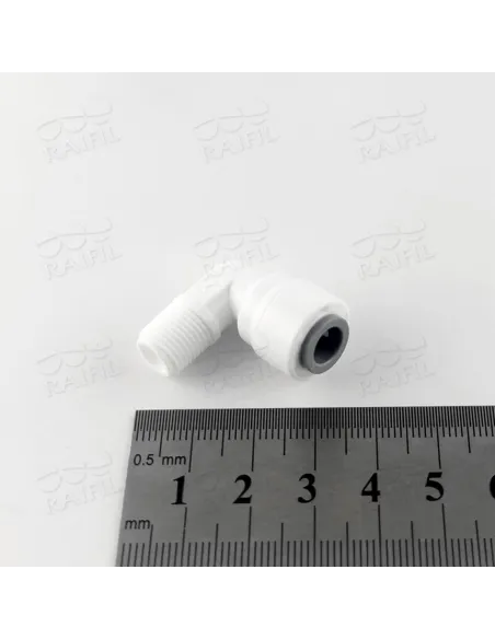 Фитинг угловой Raifil 1817-E 4ME2, 0.25х0.12 дюйма - 2