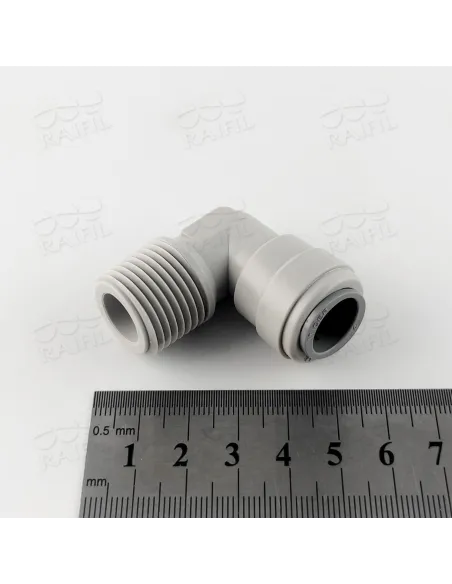 Фитинг угловой Raifil 1817-F 8ME8, 0.5х0.5 дюйма - 2