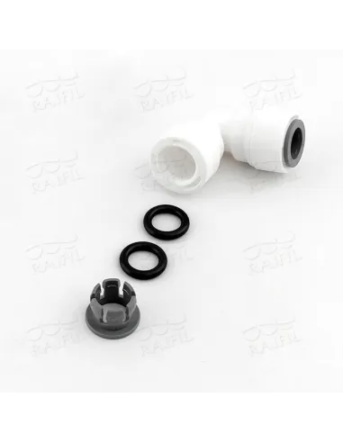 Фитинг угловой Raifil 1817-F 8ME8, 0.5х0.5 дюйма - 6