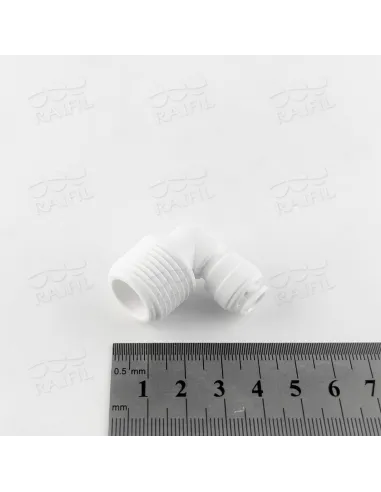 Фитинг угловой Raifil 1817-K 4ME8-D, 0.25х0.5 дюйма - 2