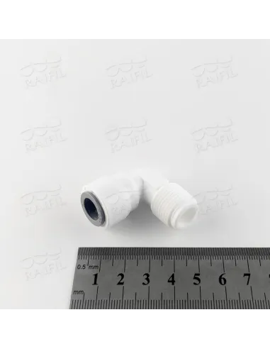 Фітинг кутовий Raifil 1817-В 6ME6, 0.37х0.37 дюйма - 2