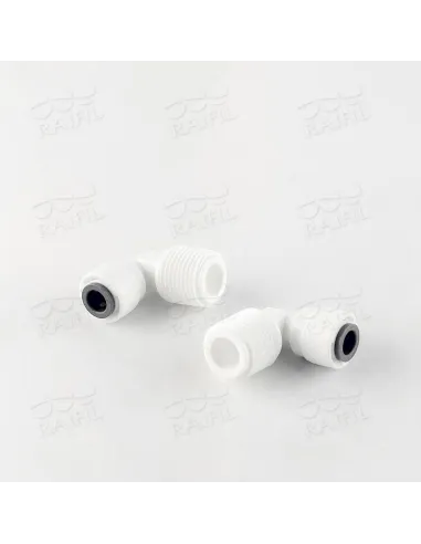 Фітинг кутовий Raifil 1817-С 4ME6, 0.25х0.37 дюйма - 4