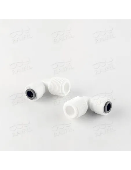 Фітинг кутовий Raifil 1817-С 4ME6, 0.25х0.37 дюйма - 4